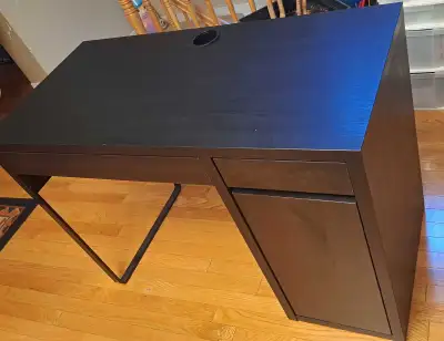Ikea black desk, View more