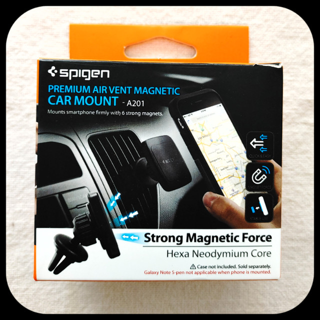 SPIGEN || Air Vent Magnetic Car Mount A201 in Cell Phone Accessories in Abbotsford