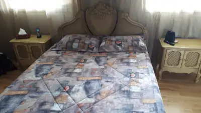 DOUILLETTE POUR LIT DOUBLE TRÈS PROPRE VOIR MES AUTRES ANNONCES.