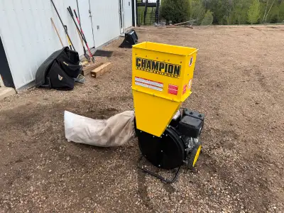 I have a Champion 338 cc wood chipper/ mulcher for sale. Used for 2 seasons. This model is on sale a...
