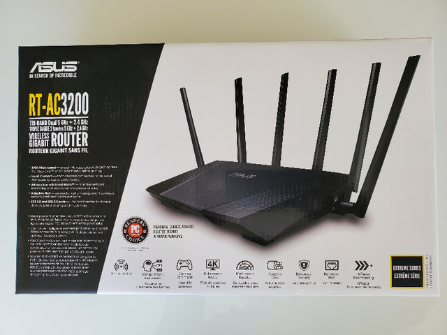 Asus Tri-Band Gigabit Router AC3200 RT-AC in Networking in Stratford - Image 2