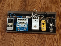 Custom solid wood pedal boards