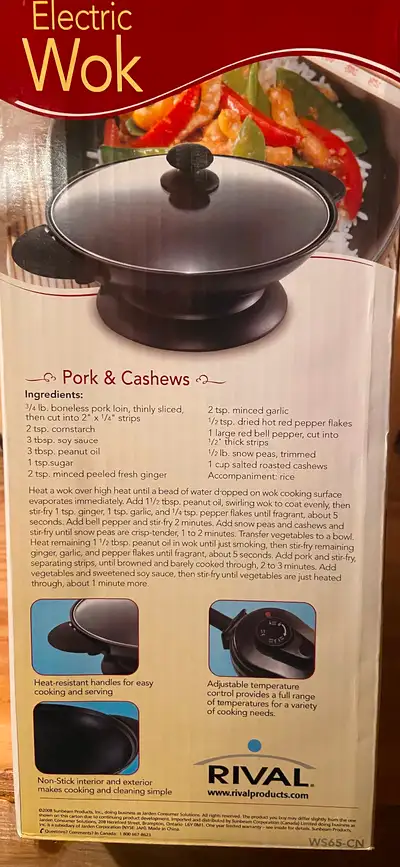 New Electric Wok still in the box, View more