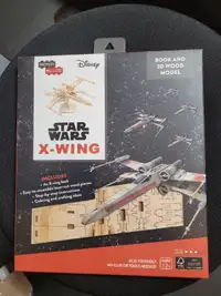 Star Wars X-Wing Book and 3D Wood Model Kit – New - $25