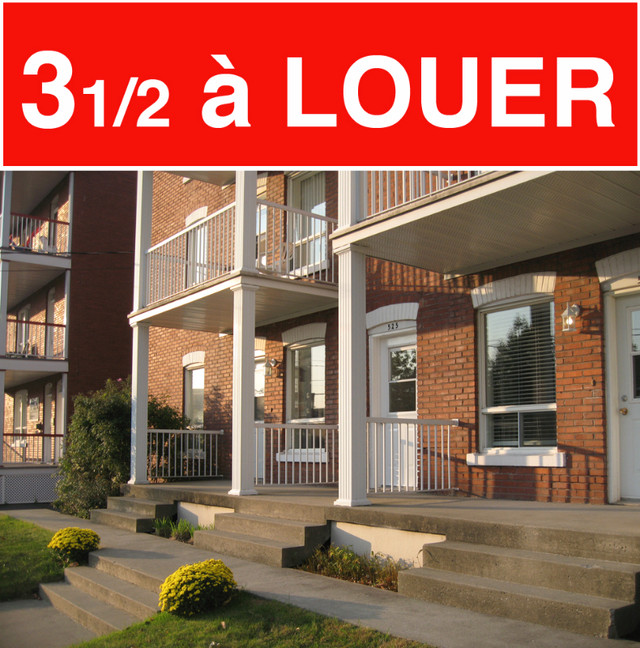 Appartement à louer - CHAUFFÉ - ÉCLAIRÉ - Semi-meublés. JUILLET dans Locations longue durée  à Drummondville
