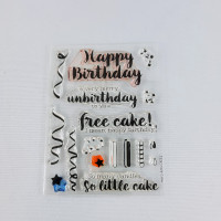 Cheeky Birthday Clear Stamp Set Hero Arts Greetings Cake Card Ma