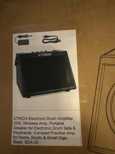 Strich SDA-20 Electronic Drum Amplifier, View more