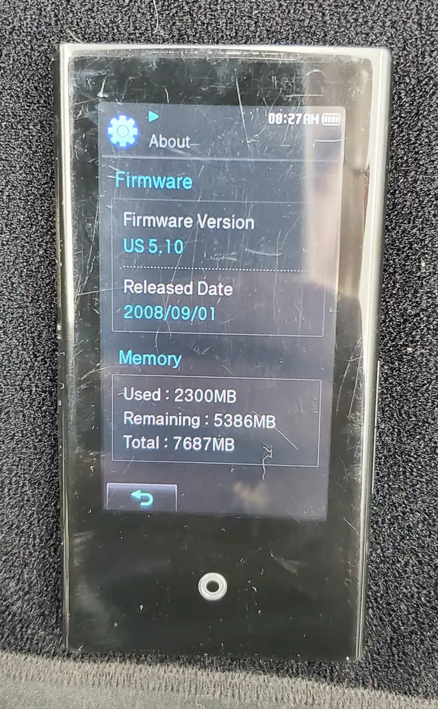 SAMSUNG YP-P2 (8GB) DIGITAL MEDIA MP3 BLUETOOTH WORKS RARE in General Electronics in Markham / York Region - Image 6