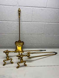 Fireplace Tools Vintage & Andirons