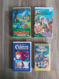 CHILDREN'S VHS TAPES - $2.00 EACH