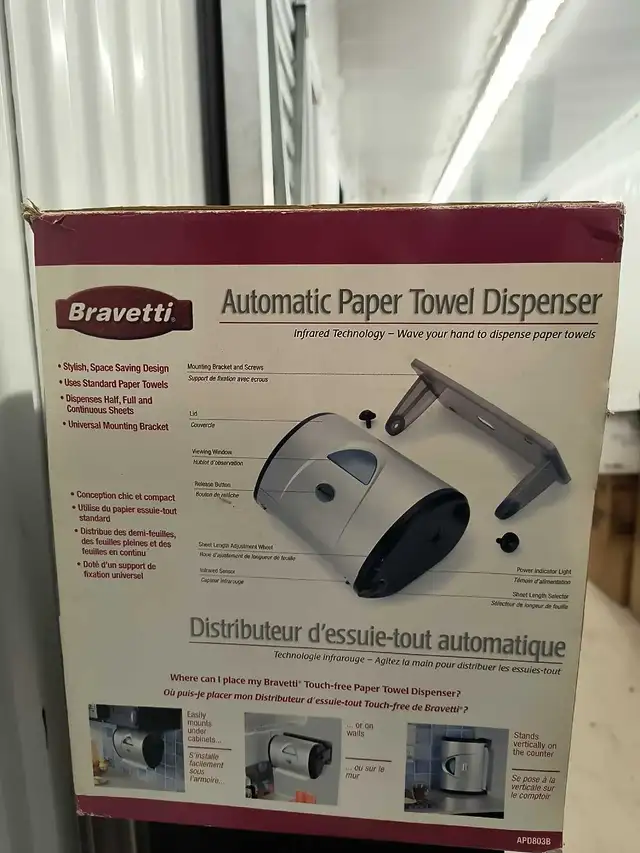 Bravetti Automatic Paper Towel Dispenser555654521773762561