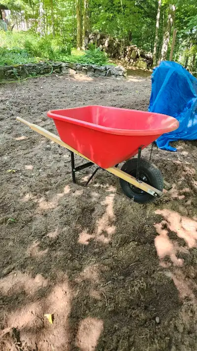 Need a helping hand to wheel barrel some top soil - should take about 4h, name your rate. Location:...
