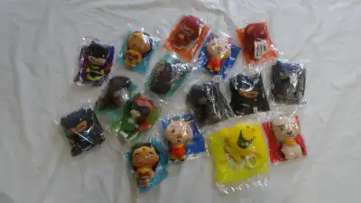 Lot of 16 15 - Superpets 1 - Mr Men Little Miss Mr happy Plush 3.5" Hanging Toy Pickup in Waterloo n...