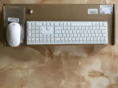 HP wireless keyboard and mouse, View more