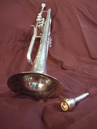 Stunning Yamaha Custom Z Silver-Plated Trumpet