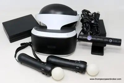 PS4 VR HEADSET, 2 CONTROLLERS & ACCESSORIES, View more