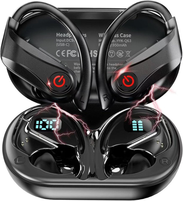 BRAND NEW Wireless Earbuds Bluetooth 5.3 Sport Ear Buds 120H in iPod & MP3 Accessories in City of Toronto