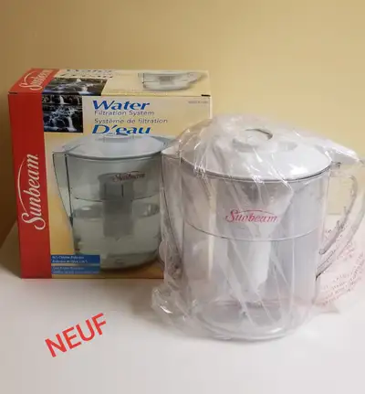 Système filtration de l'eau Sunbeam Pichet de 1,89 litre, View more
