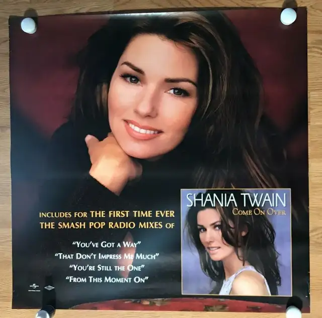 Shania Twain Manchester England 40"x60" Poster for UP! Tour-2004 in Arts & Collectibles in City of Toronto - Image 7