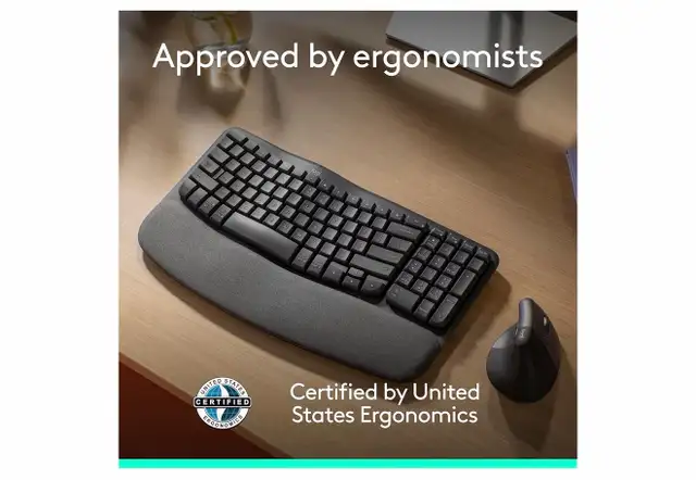 Logitech Wave Keys Wireless Ergonomic Keyboard490430161685719044