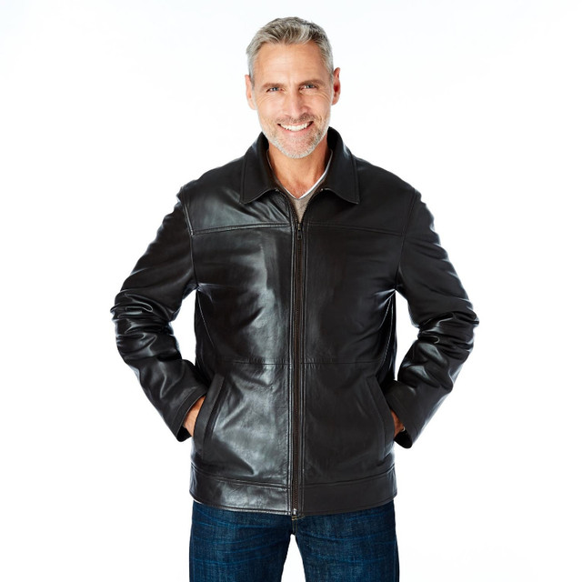New Veste Cuir Véritable isolée brun Men's Insulated Leather dans Hommes  à Ville de Montréal