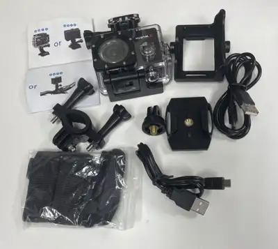 Motorcycle Helmet Camera 4K Go Pro Sports Submersible Video Extreme Depotiva D Waterproof Outdoor Cy...
