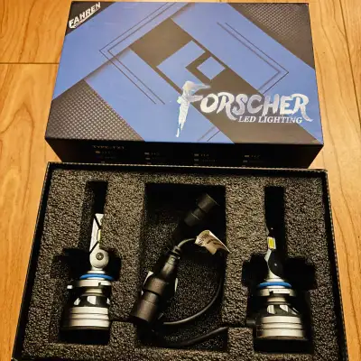 Selling a brand new set of Fahren Forscher LED light bulbs, H11 type! - Easy installation - 12,000 R...
