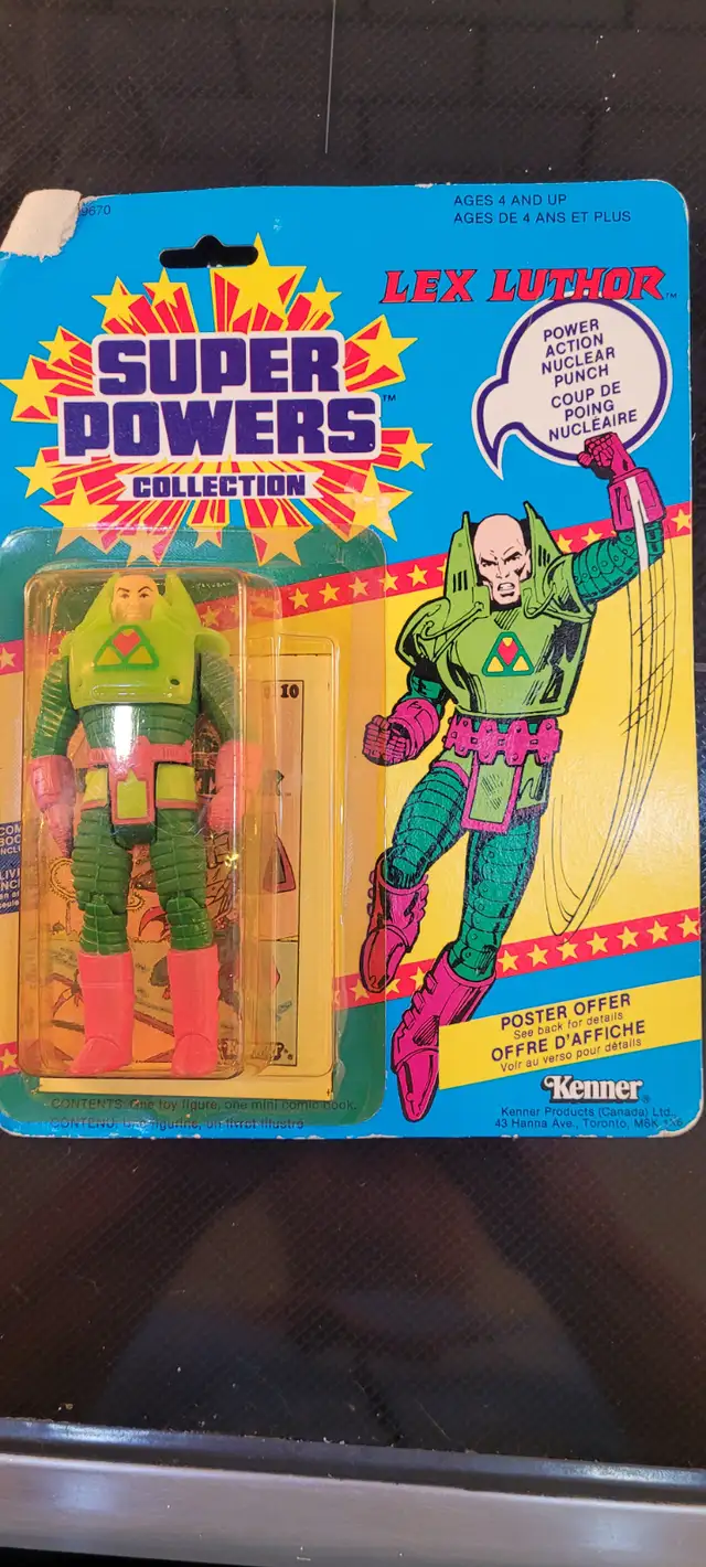 Lex Luthor Vintage 1984 Kenner Super Powers - Action Figure