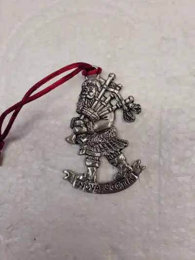 Nova Scotia Santa Piping  Seagull Ornament, View more