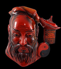 Royal Doulton Flambe Confucius D7003 Limited Edition Rare Jug