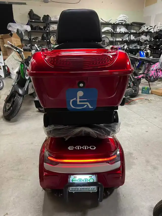 BRAND NEW EMMO ET4 Moon Electric 4-Wheel Scooter RED $400 OFF!!! in eBike in City of Toronto - Image 6
