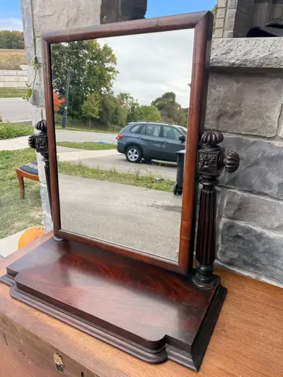 Antique Victorian Mahogany Dressing Table Swing Mirror 1860–1880, View more