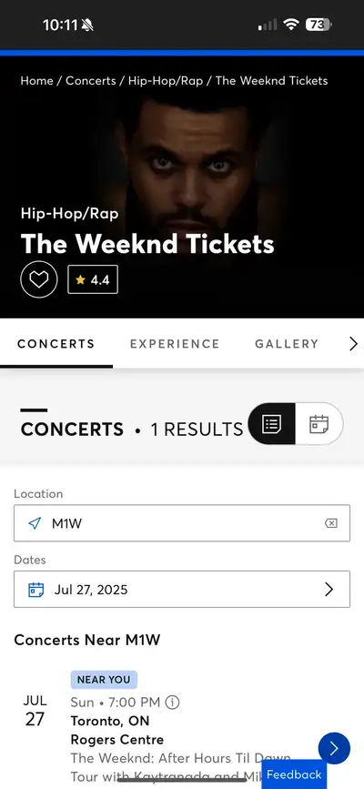 WEEKEND CONCERT TICKETS AVAILABLE , View more