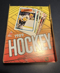 1988-89 OPC Empty Hockey Card *WHOLE BOX UNCUT* and Wrapper