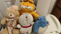 Multiple Dolls Garfield,Totoro, Cute Cat