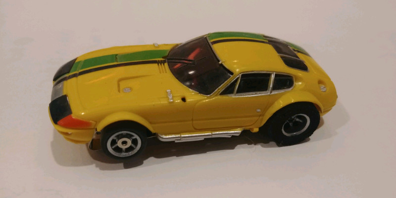 Vintage 70's Aurora AFX G Plus Yellow Ferrari Daytona Slot Car for sale  
