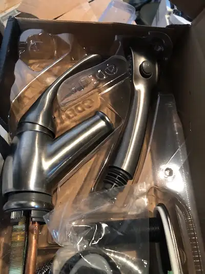Robinet de cuisine Delta Acier inoxydable Brossée 514-237-6101