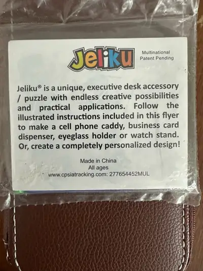 Discover the Jeliku puzzle, a unique executive desk accessory that sparks endless creativity with it...