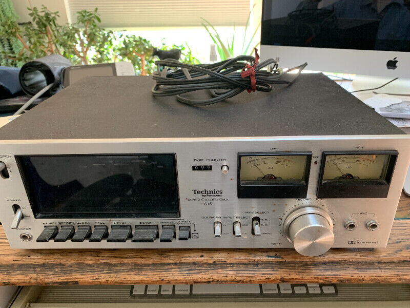 Technics Cassette Tape Deck RS-615US with manual for sale  