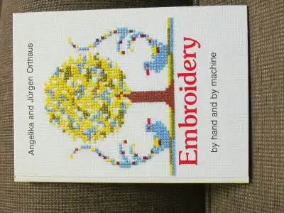 Embroidery by hand and by machine, View more