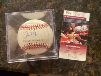 Shane bieber signed baseball 