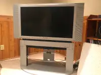 Panasonic LCD TV and stand