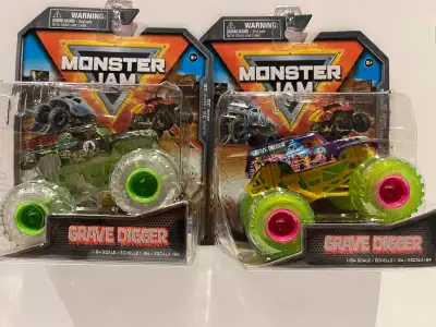 Lot of 2 Grave Digger Monster Trucks incl. Chase!, View more