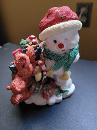 Snowman Figure with Toys