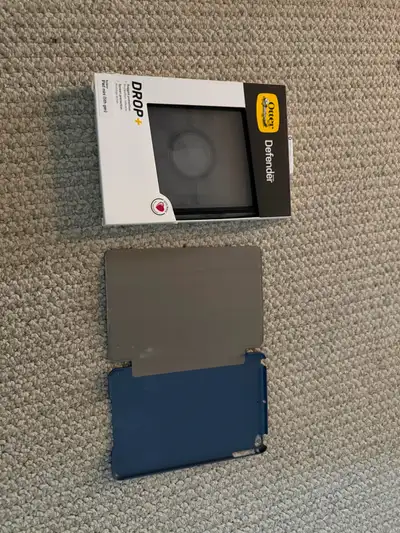 Available are 2x iPad mini 5 cases for free. One is an Otterbox defender and the other is some gener...