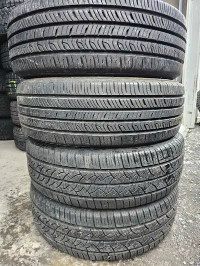Set of 4 tires in good condition 205/65/R16. 2 tires are continental and 2 are Hankook with lots of...