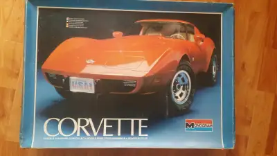New Boxed Vintage Monogram 1978 Corvette Kit in 1/8 Scale.Includes Decals for the 1978 Indy Pace Car...