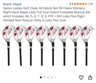 Majek Ladies Golf Clubs, View more
