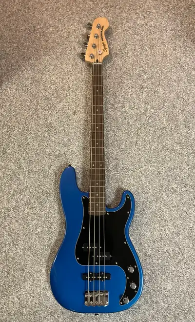 NEW Fender Squier Precision Bass – Blue, View more