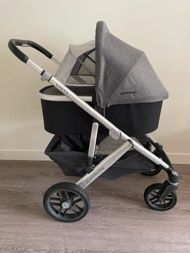 Uppababy Vista with Toddler Seat and Bassinet in Strollers, Carriers & Car Seats in Edmonton - Image 9